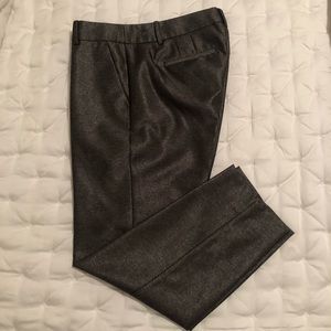 J. CREW | sz 4 shimmer grey pants